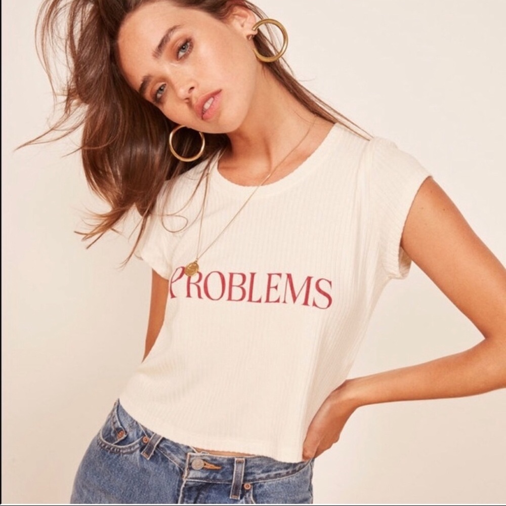 Reformation Problems Tee in Ivory